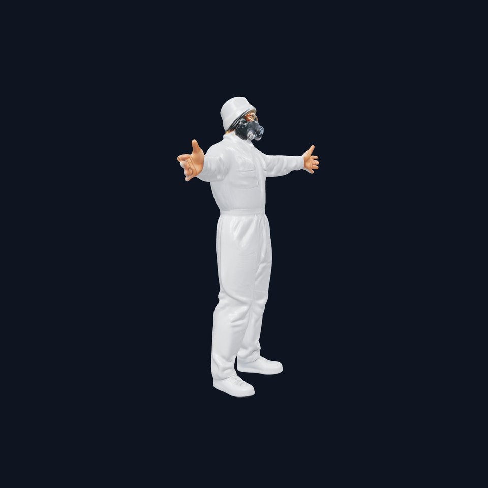 White Hazmat Suit model pack